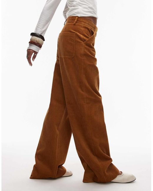 ARKET Brown – weite cordhose