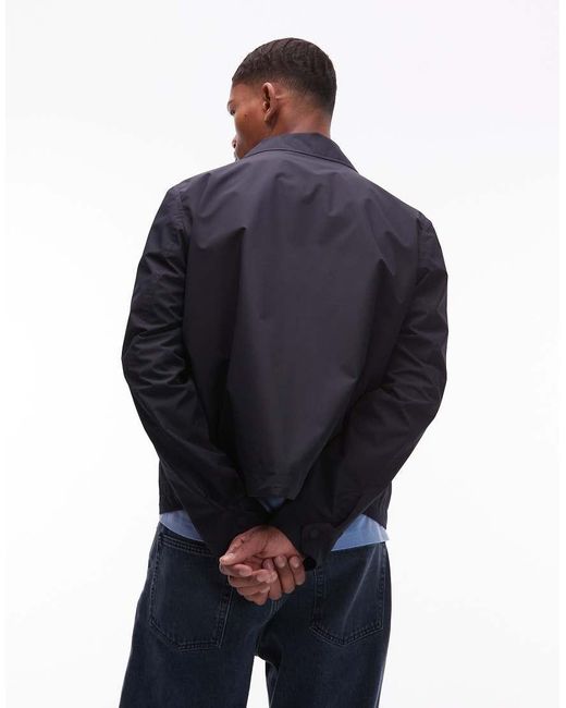 Tommy Hilfiger Blue Packable Zip Up Jacket for men