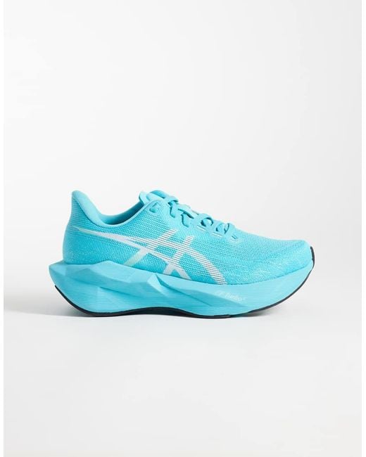 Asics Blue Novablast 6 Running Trainers