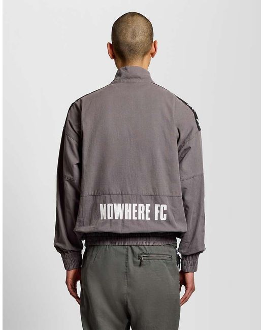 Lyle & Scott Gray Light Jackets Nowhere Fc Track Jacket for men