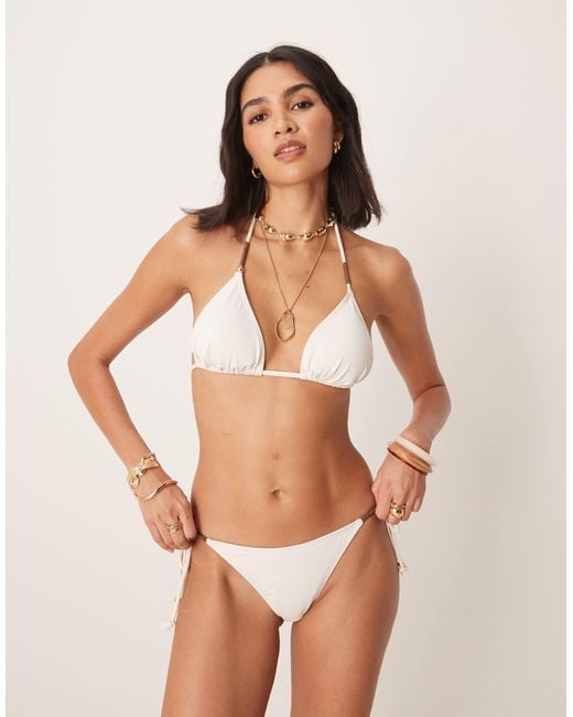 Stradivarius Natural – bikinihose
