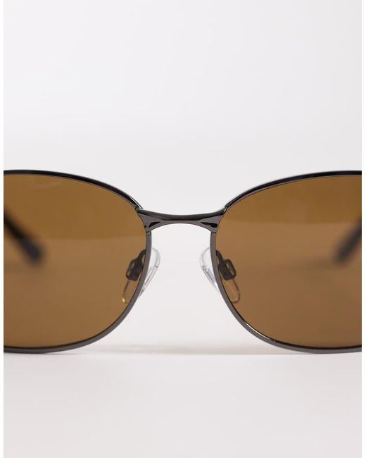 ASOS Natural Metal Sunglasses for men