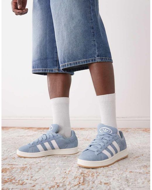Zapatillas De Deporte Y Blancas Con Suela De Goma Campus 00S De Adidas Originals de color Blue