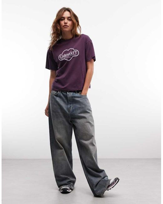 Carhartt Purple Cloud Heart T-shirt