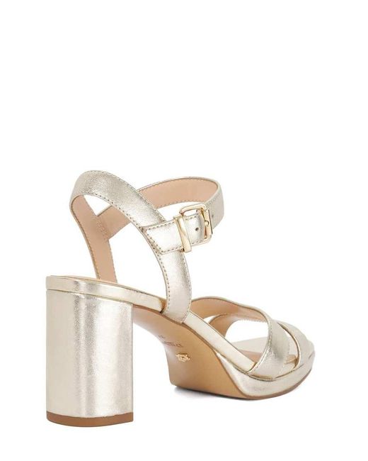 Dune Metallic Manifesting Smart Sandals