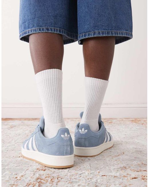 Zapatillas De Deporte Y Blancas Con Suela De Goma Campus 00S De Adidas Originals de color Blue