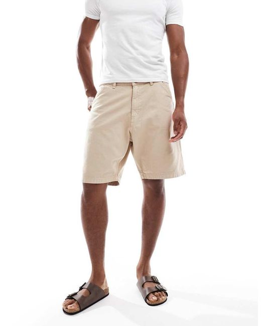 Jack & Jones Losse Timmermans Shorts in het Natural voor heren