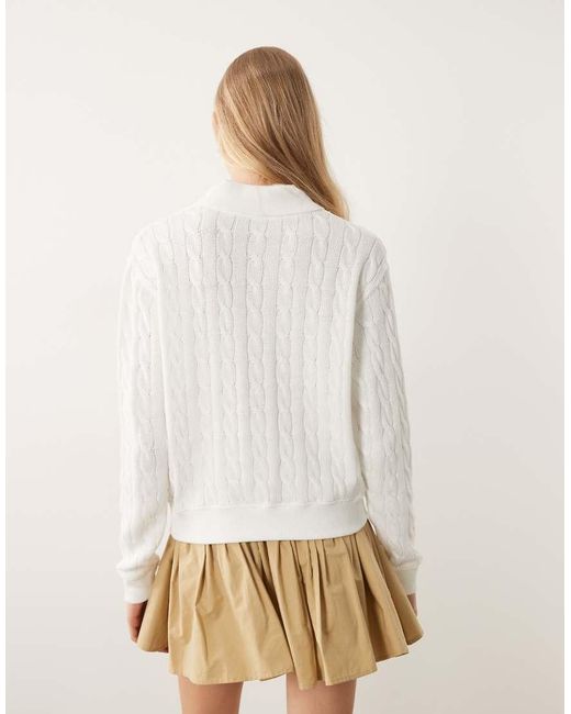 Polo Ralph Lauren Natural Knit Collar Sweater