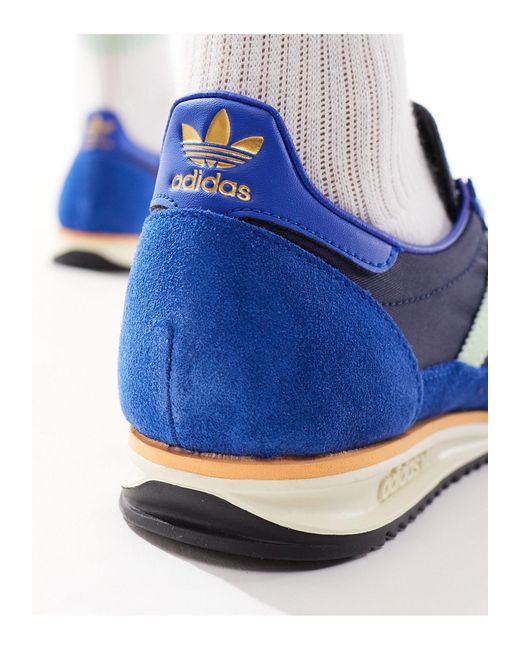 Sl 72 og - baskets - bleu et vert Adidas Originals en coloris Blue