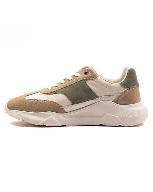 OFF THE HOOK Multicolor 'Collins' Casual Lace-Up Leather Trainers for men