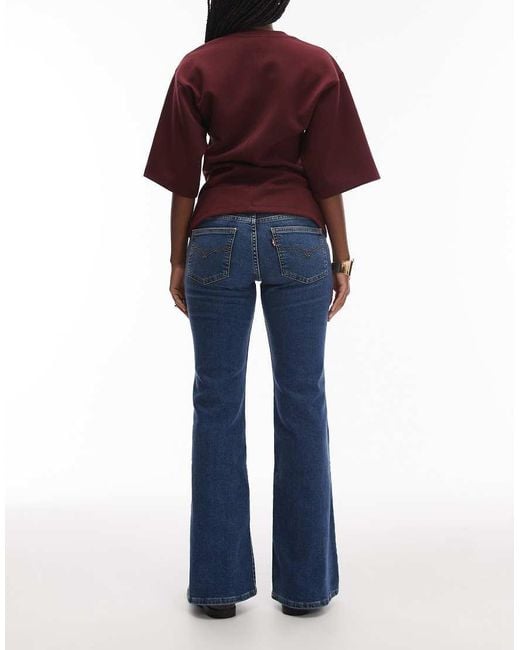 Levi's Blue Superlow Bootcut Jeans