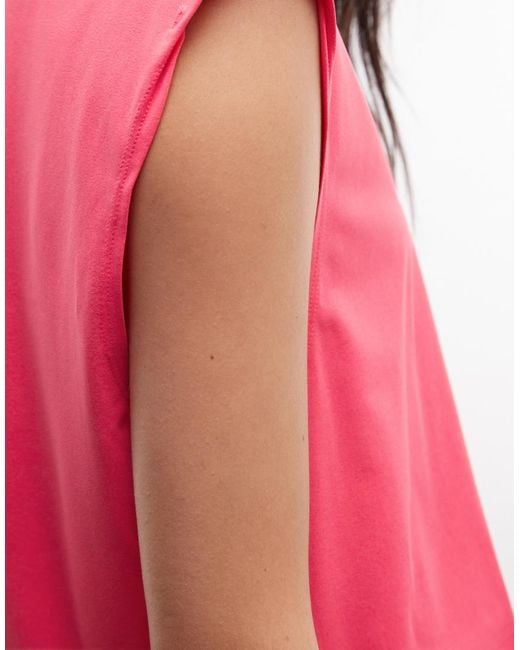 Adidas Originals Pink Adidas Running Ar Cropped T-shirt With Backprint