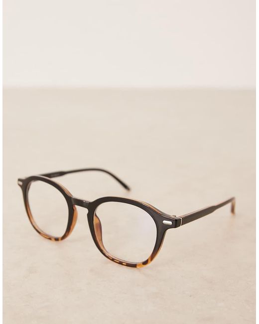ASOS Green Round Sunglasses for men