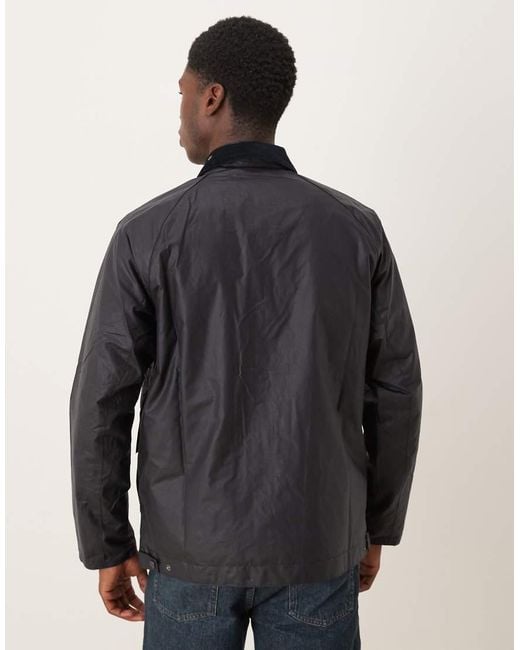 Barbour Blue Modern Bedale Wax Jacket for men