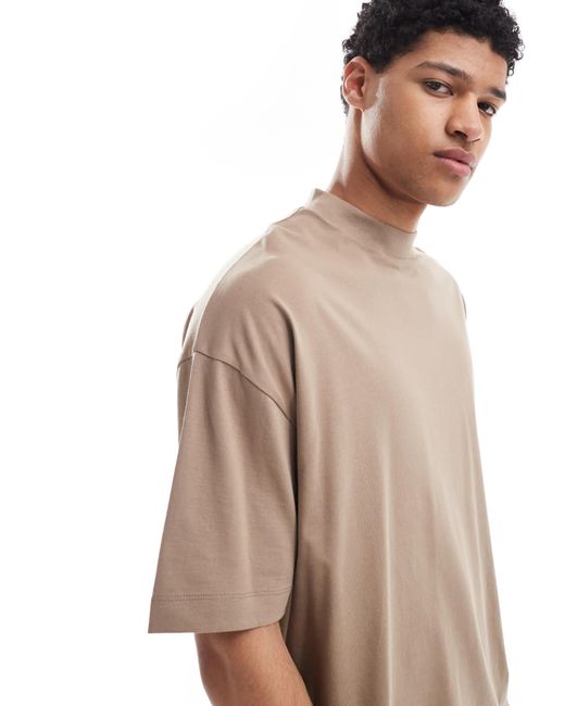 ASOS – basic-t-shirt in Blue für Herren