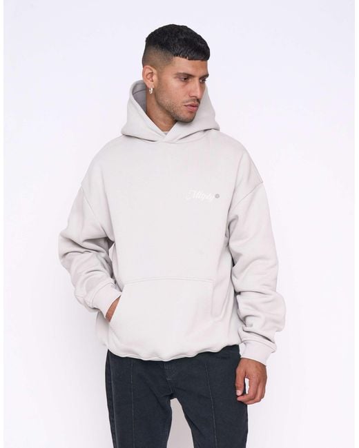 Multiply Apparel Natural – lecture – oversize-kapuzenpullover