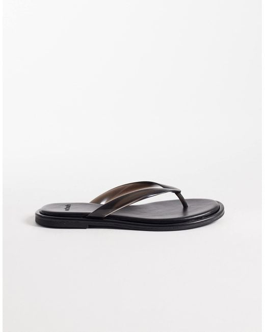 Schuh Black Truffle Sandals