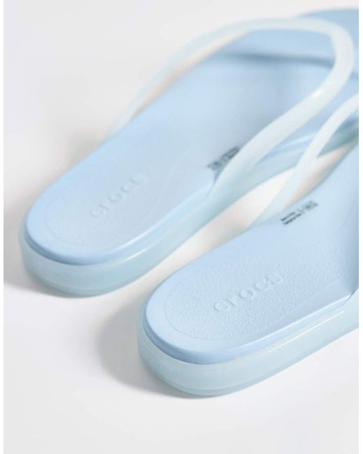 CROCSTM Blue Miami Flip Flops