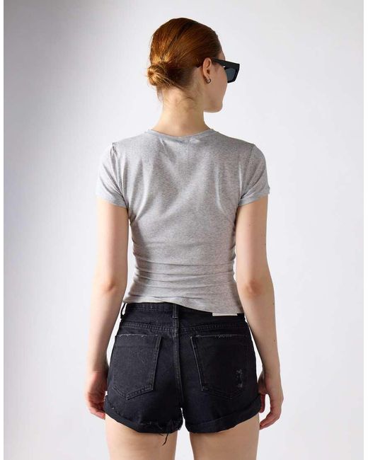 Glamorous White High Waist Shorts