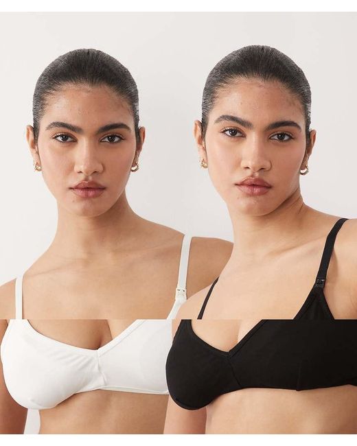 Mama.licious Black Mamalicious Maternity 2 Function Nursing Bra 2 Pack