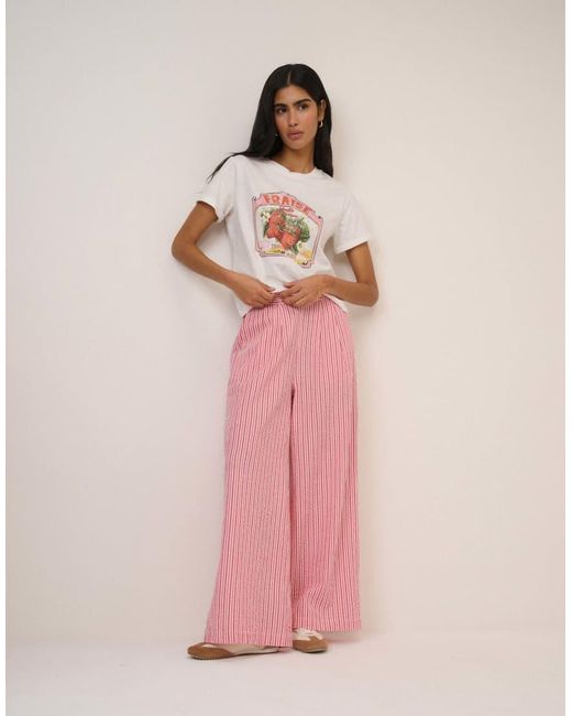 Nobody's Child Pink Fruits Graphic T-Shirt