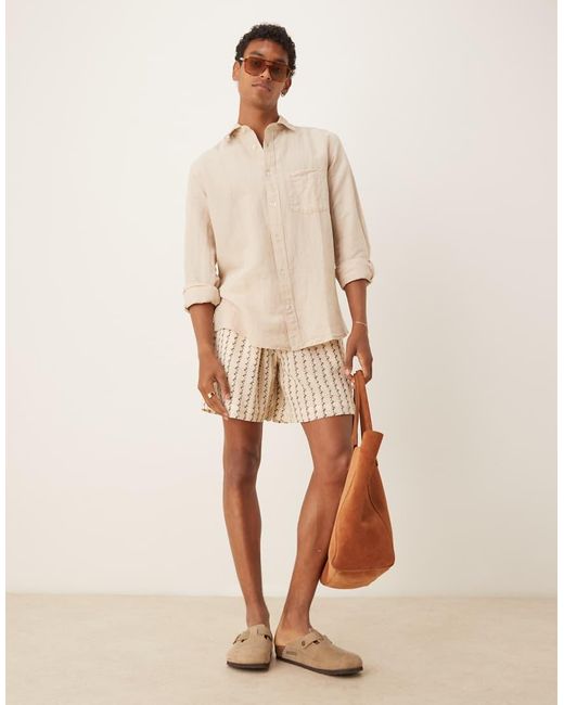 Camicia Premium di Mango in White da Uomo