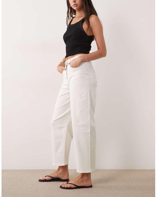 Calvin Klein Multicolor Cropped Barrel Jeans