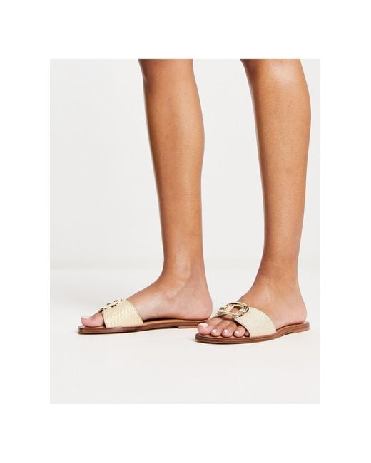 ALDO Natural – glaeswen – sandalen aus bast