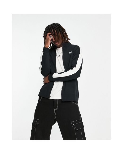 Nike Sportswear Club Fleece Track Jacket in Black for Men | Lyst Canada