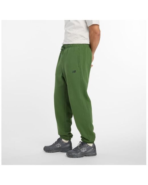 New Balance Green Athletics French Terry Jogger for men