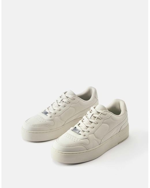 Pull&Bear Chunky sneaker in White für Herren