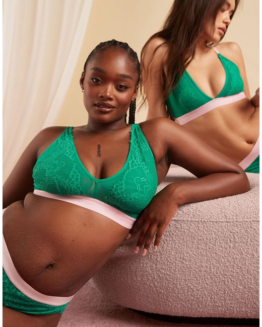 Lemonade Dolls Green – fuller bust – synergy – spitzen-bustier