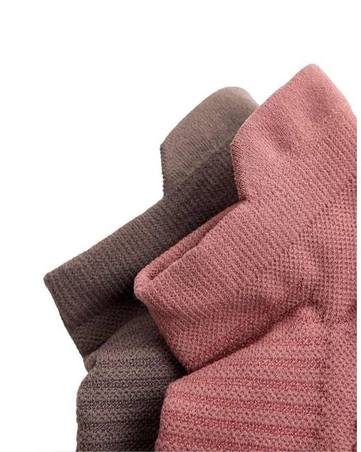 Oysho Pink 2 Pairs Of Polyamide Blend Yoga And Pilates Sneaker Socks