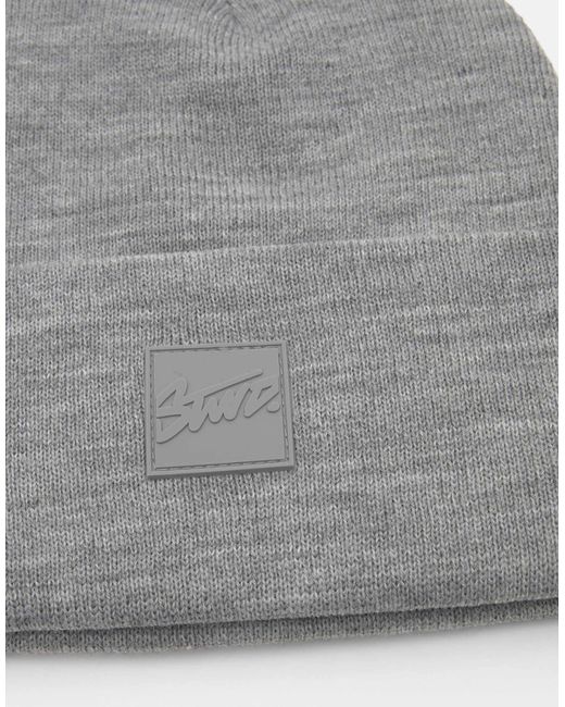 Pull&Bear – strickmütze in Gray für Herren