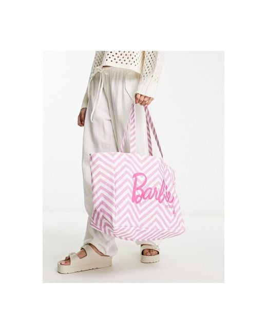 Skinnydip London X Barbie Xl Tote Bag in Pink Lyst Australia