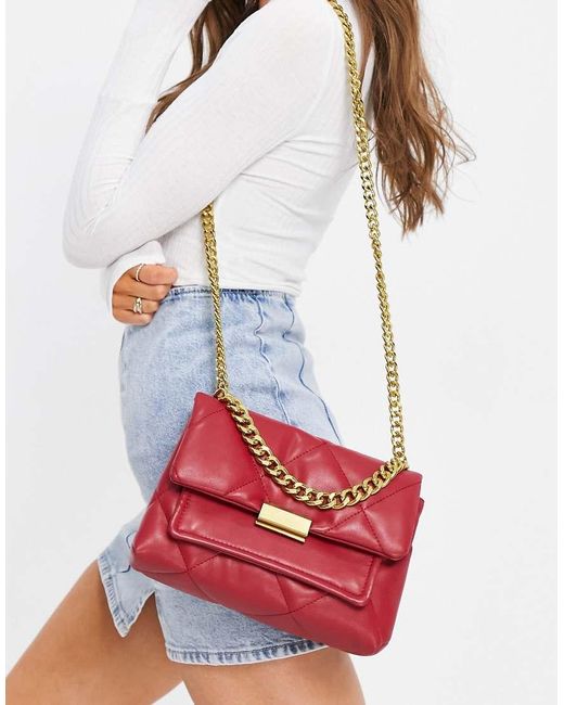 Mango White Quilted Bag