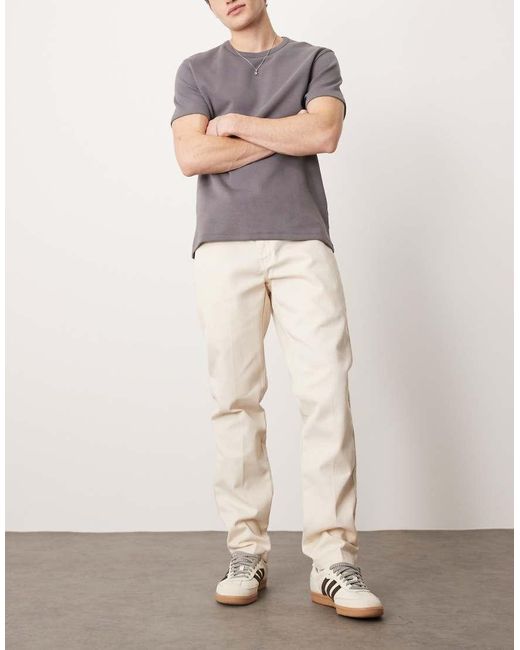 Dickies Natural 872 Slim Fit Work Trousers for men