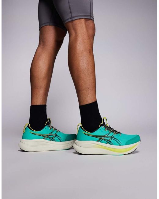 Asics Blue Gel-Nimbus 28 Tr Trainers for men