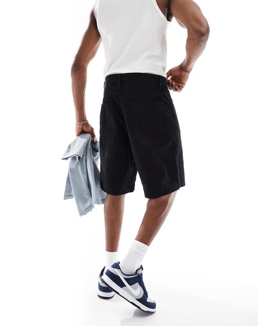 River Island Blue Skate Shorts for men