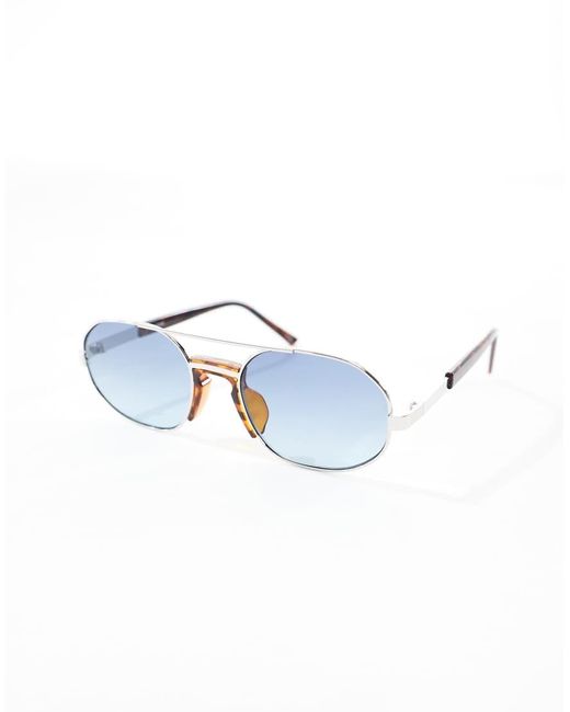 Occhiali Da Sole Aviatore di ASOS in Blue da Uomo