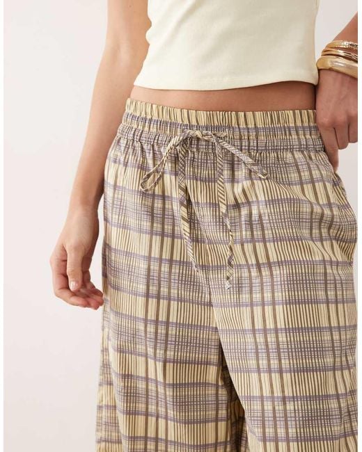ASOS Natural Longline Shorts