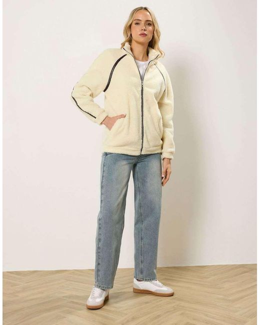 Long Tall Sally Natural Fleece Jacket