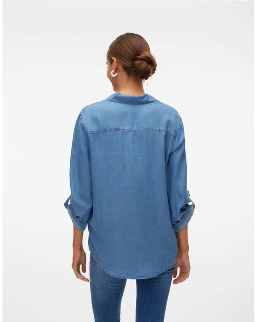 Vero Moda Blue Denim Shirt