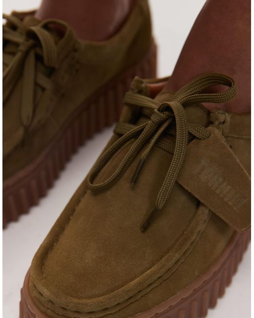 Clarks Brown – torhill bee – schuhe aus wildleder