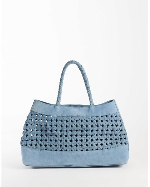 ASOS Blue – wildleder-tasche