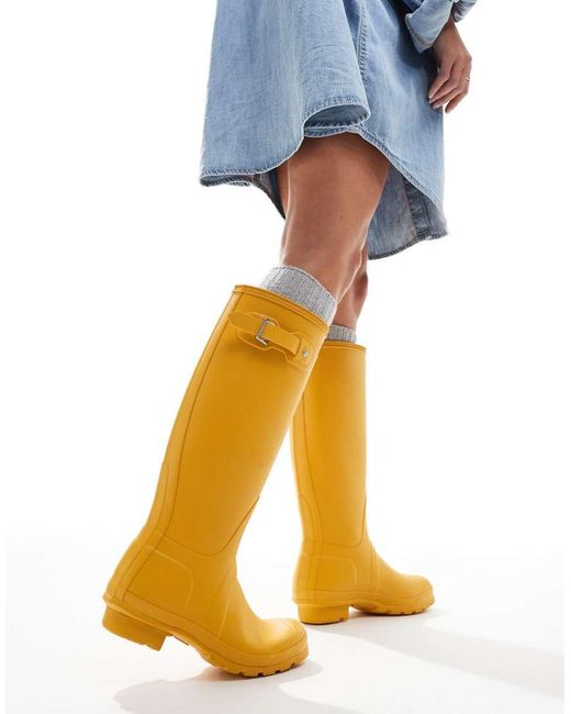 Hunter Metallic Original Tall Gumboots