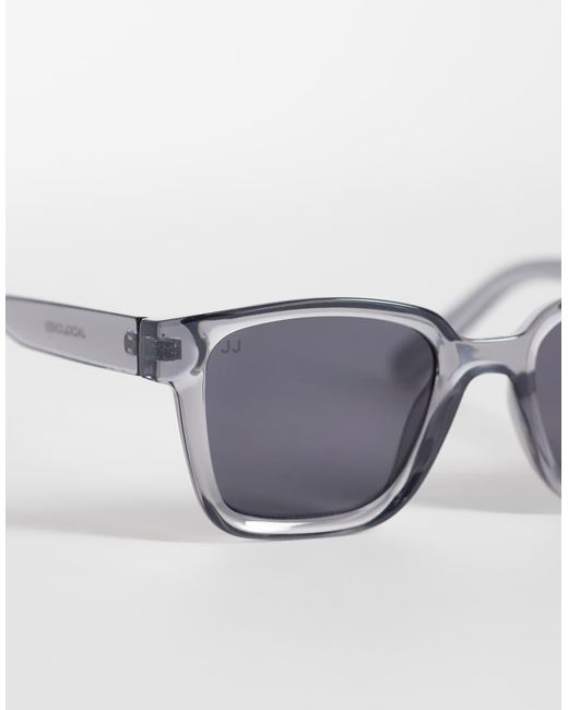 Jack & Jones Metallic Square Sunglasses for men