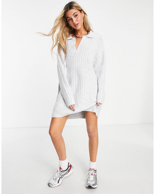 Weekday Synthetic Husky Knit Mini Dress 