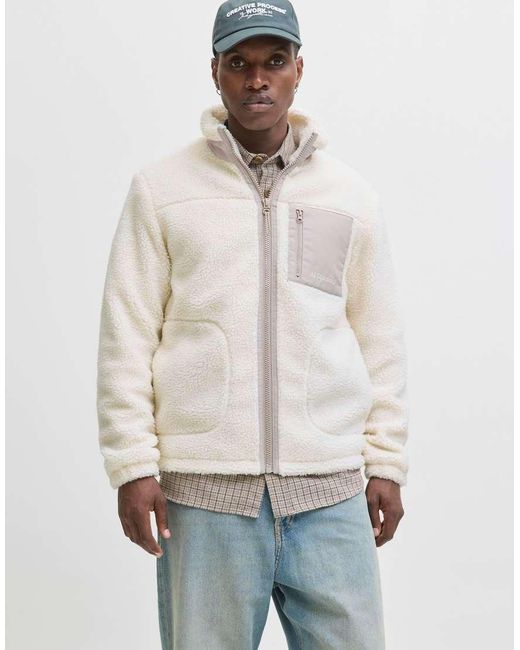 Jack & Jones Natural Teddy Jacket for men