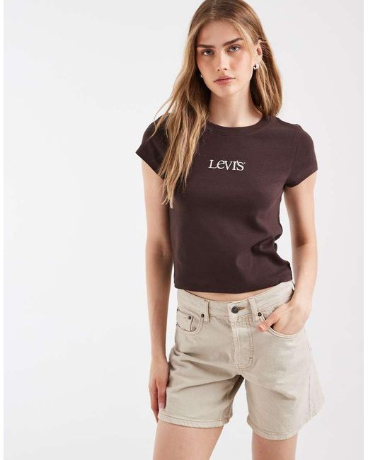 Levi's Brown Essential Baby T-shirt